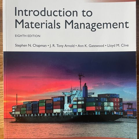 Bok: Introduction to Materials Management