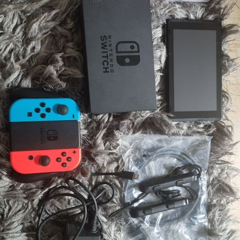 Nintendo Switch with game
