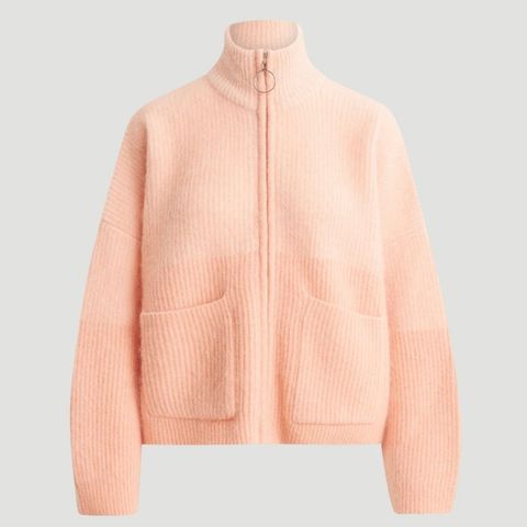 Holzweiler TINE RIB CARDIGAN LT. PINK MIX