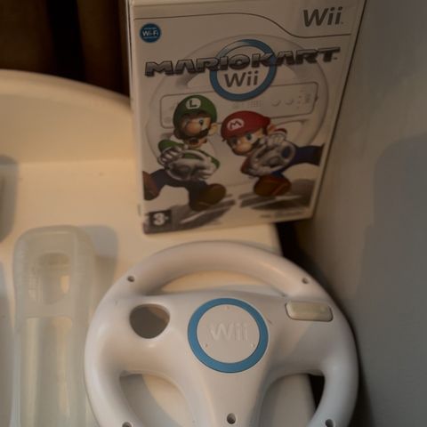 Nitendo Wii med spill og utstyr