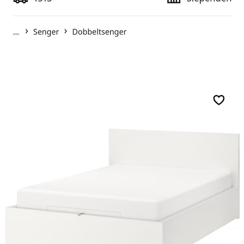 Dobbelt Ikea seng