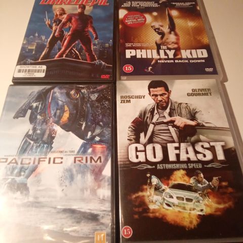 Pacific Rim - Go Fast - Philly Kid - Daredevil - Det Som ingen Vet