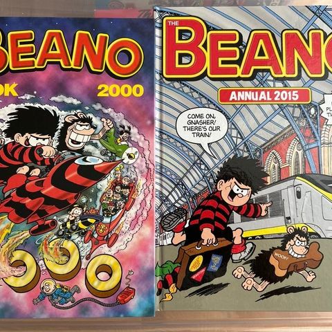 Beano books, tegneserier på engelsk