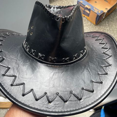 Cowboy Hatt i lær