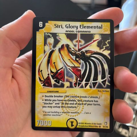 Duel master - Siri, Glory Elemental i god stand