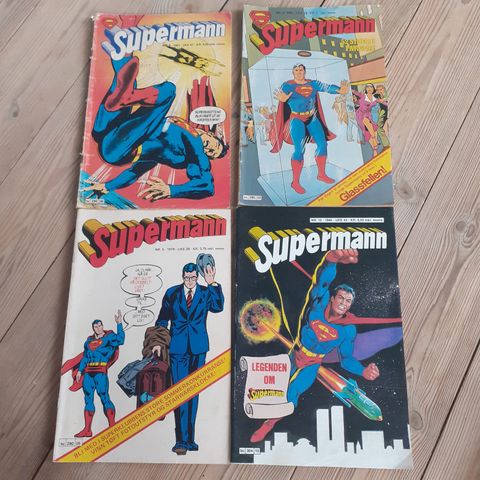 DC. COMICS. NORSKE SUPERSERIER FRA 70/80TALLET. 38 STK. 200KR.