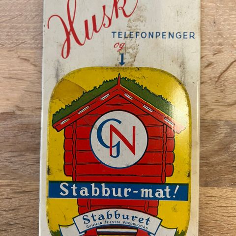 Sparebøsse / telefonpenger Stabburet gammel - Bergen