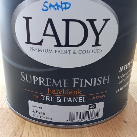 Lady Supreme Finish tre og panel