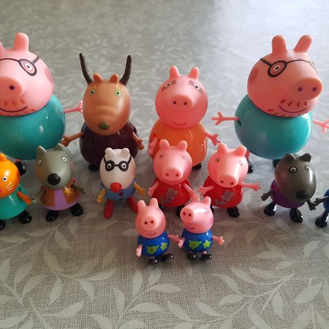 Lekefigurer fra Peppa gris