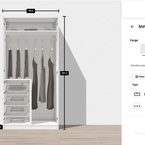 Paxgarderobe 201/100/58