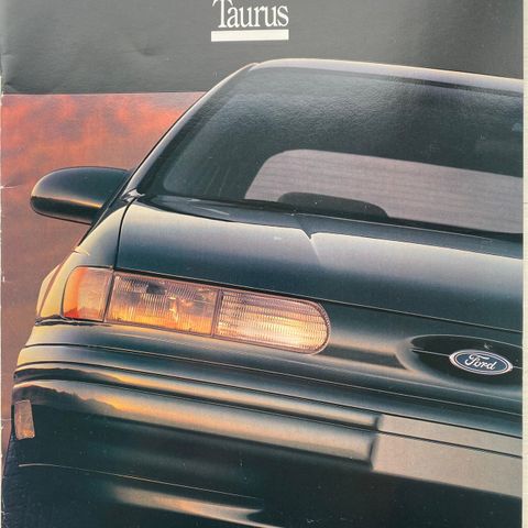 1992 Ford Taurus brosjyre.