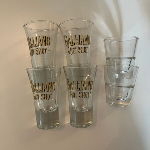 6 shot glasses