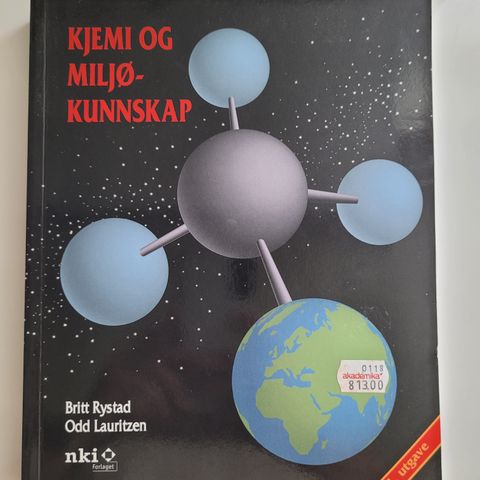 Kjemi og miljøkunnskap av Britt Rystad og Odd Lauritzen (4.utgave).