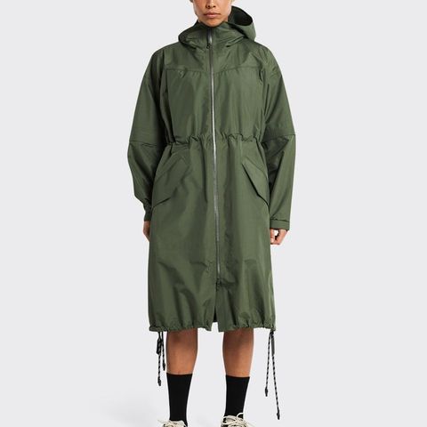 BLÆST Synes Coat dusty green str S