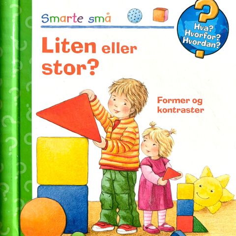 Liten eller stor. Klaffebok. Barnebøker