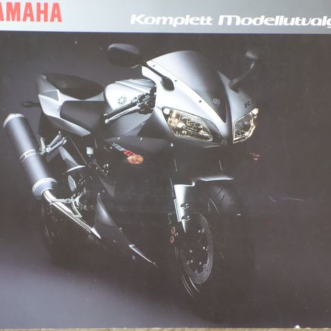 Yamaha  modellutvalg 2002 brosjyre
