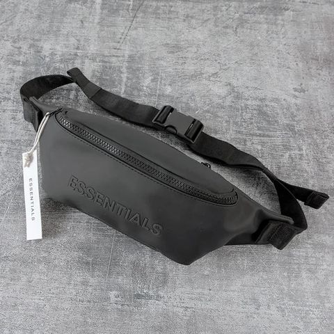 Fear of God Essentials Waist Bag Dark Slate/Stretch Limo/Black