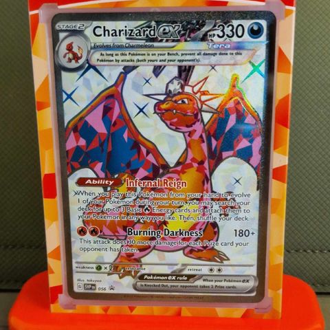 Charizard Ex 56 - Promo kort med display