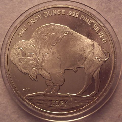 2015, Buffalo/Indian Head, 1 oz, 999 sølv.