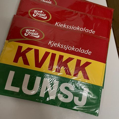 Kvikk lunsj, sitteunderlag