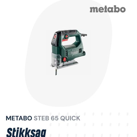 Metabo stikksag