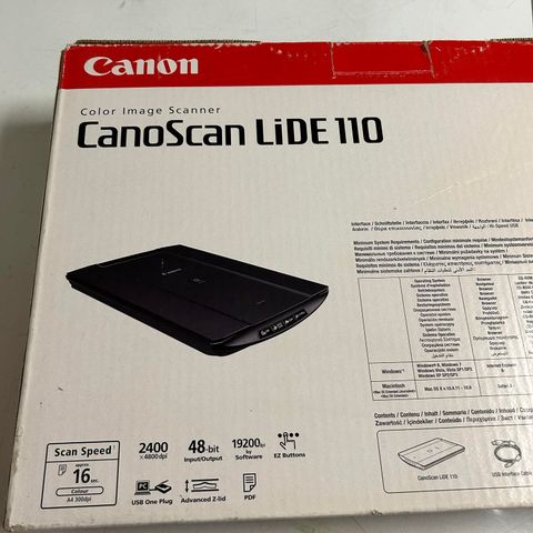 Canon scanner ubrukt.