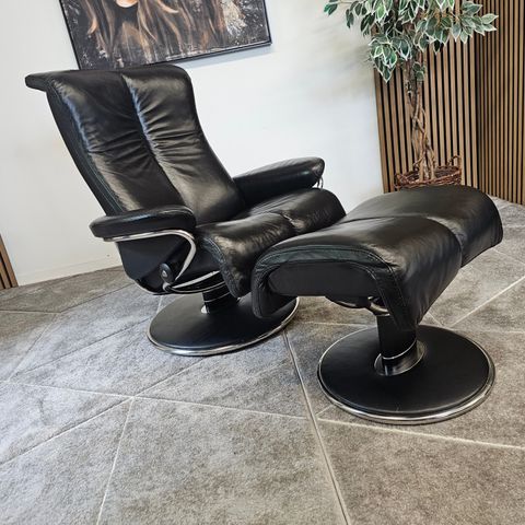 Strøken Stressless® Blues lenestol fra Ekornes- Perfekt stand!