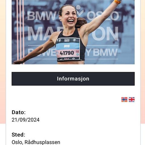 Startnummer Oslo halvmaraton