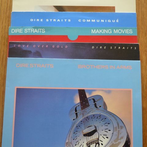Dire Straits - 5 LP'er selges