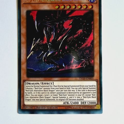 Red-Eyes Alternate Black Dragon Yu-Gi-Oh kort