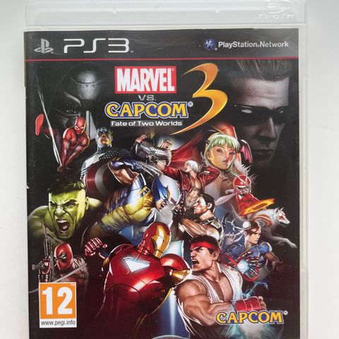 Ps3 spill MARVEL VS CAPCOM 3 FATE OF TWO WORLDS