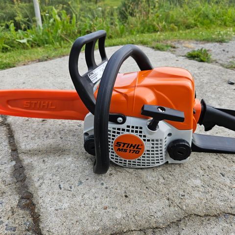 Stihl MS170 motorsag. Ubrukt