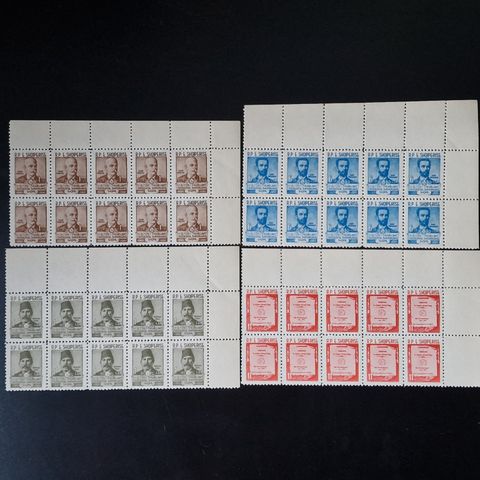 Albania 1959 - 40 frimerker 10 hele sett - Scott verdi kr. 660,- postfrisk