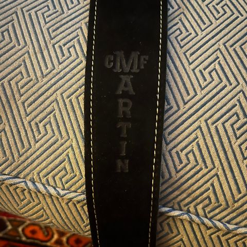Martin guitar strap 2,5» suede