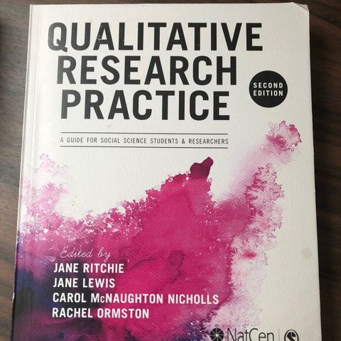 Qualitative Research Practice av Jane Ritchie, Lewis, Nicholls & Ormston 2ed