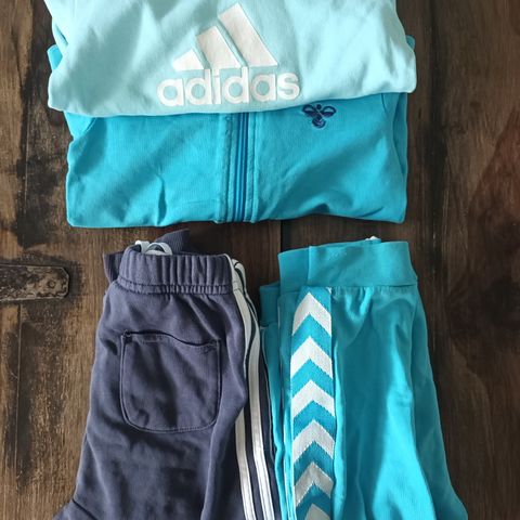 2 joggedresser str 92, Adidas og Hummel