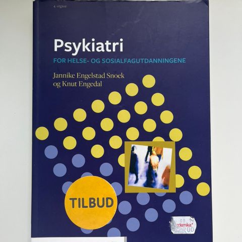 Pensumbok Sykepleier Studie: Psykiatri for helse- og sosialfagutdanningene