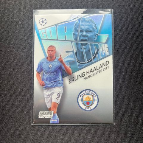 Erling braut Haaland Manchester city topps chrome 2022