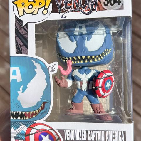 Funko Pop! Venomized Captain America | Venom | Marvel (364)