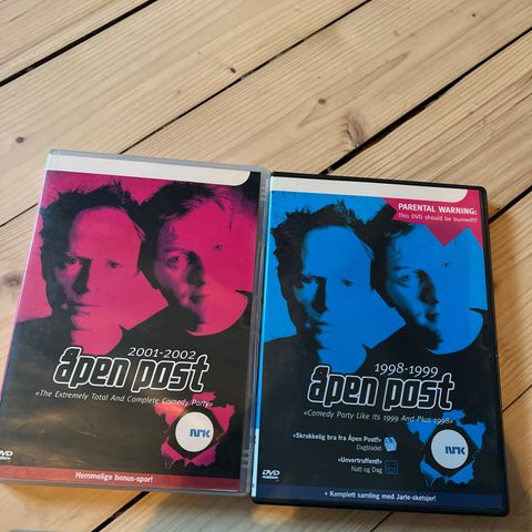 Komedie på dvd Åpen Post Lillelørdag Team Antonsen Espen Eckbo Atle Antonsen