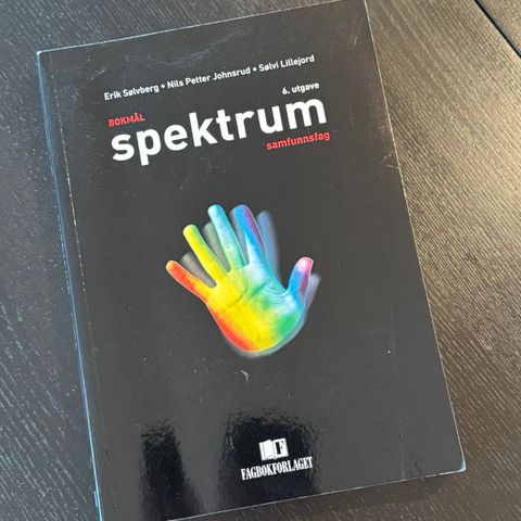 Spektrum samfunnsfag lærebok