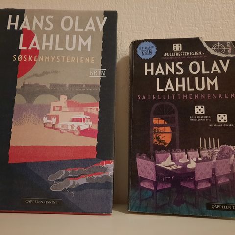 Hans Olav Lahlum. To bøker, kr 100,-