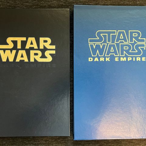 Star Wars Dark Empire Hardcover Bok i Kassett Nummerert og Signert For Salg!