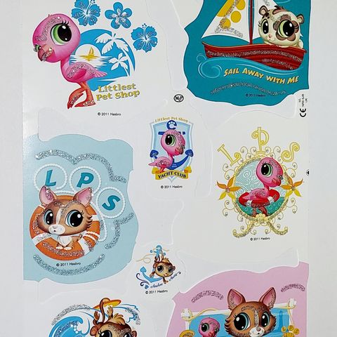 LITTLEST PET SHOP GLANSBILDE ARK M/ GLITTER.