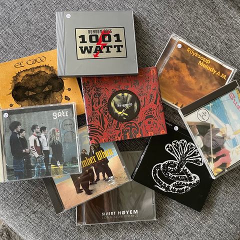 Norske pop og rock cd-er