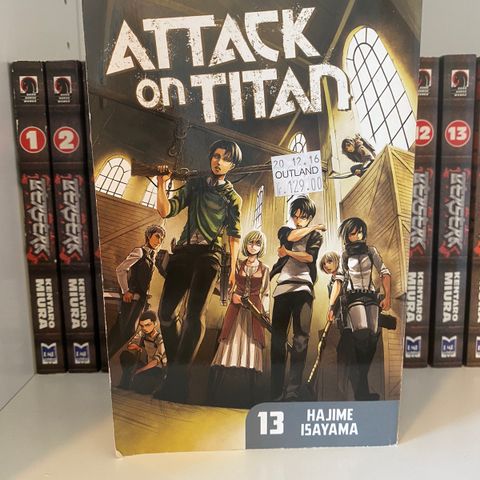 Attack on Titan vol. 13 manga