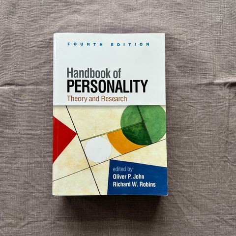 Pensumbok PSYC3220: Personlighetspsykologi 2 / Personality Psychology 2