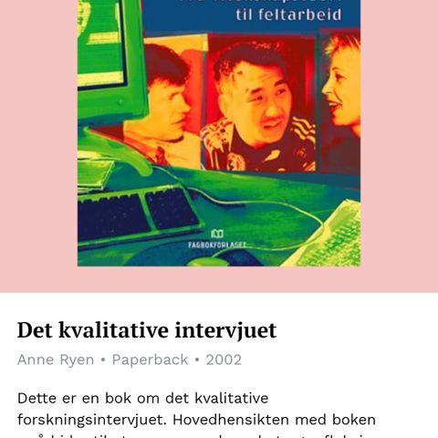 Det kvalitativet intervjuet