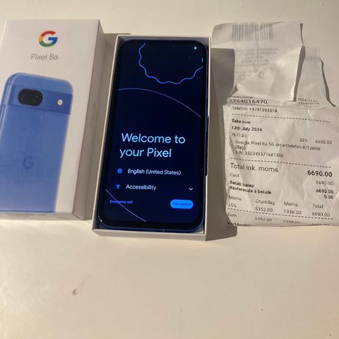 Google pixlel 8a 128 gb