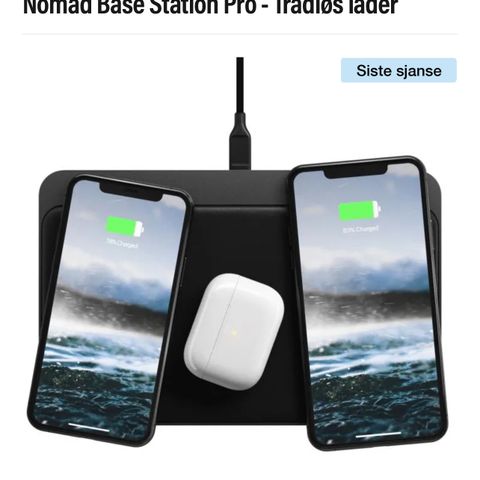 Nomad Base Station Pro - Trådløs lader